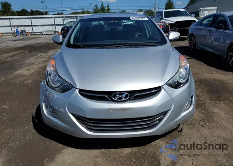 2013 Hyundai Elantra Gls from USA, damaged, VIN 5NPDH4AE7DH164429